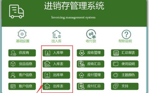 全自動Excel進(jìn)銷存管理系統(tǒng)，含庫存預(yù)警，可自動生成出入庫報(bào)表（庫存表自動進(jìn)銷存表格）