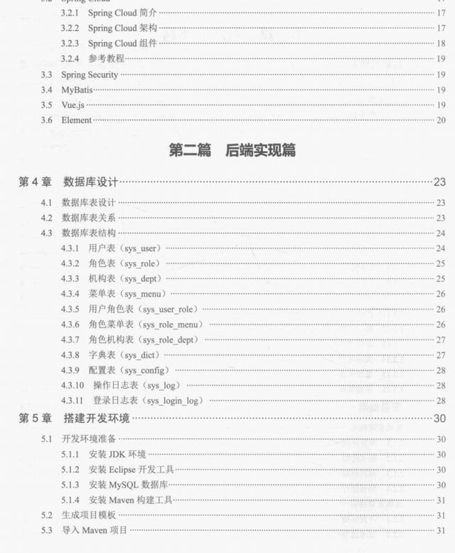 微服務框架VueElement權(quán)限管理系統(tǒng)項目實戰(zhàn)PDF分享