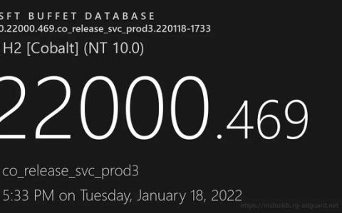 Windows 11 Build 22000.469發(fā)布：可在設(shè)置中管理微軟賬號(hào)（windows 11 build 22449）