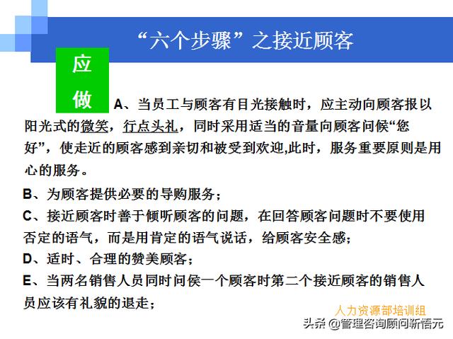 門店員工銷售服務(wù)流程規(guī)范，三個(gè)統(tǒng)一、六個(gè)步驟（門店服務(wù)的六個(gè)要步驟）