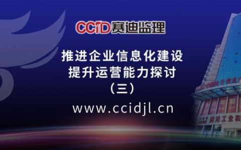 賽迪監(jiān)理分享：推進(jìn)企業(yè)信息化建設(shè)提升運(yùn)營(yíng)能力探討（三）