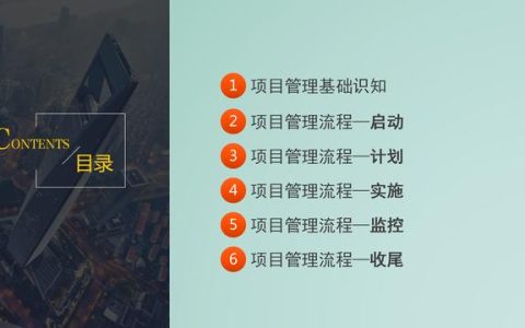 項(xiàng)目管理的9大要點(diǎn)：時(shí)間管理、成本管理、采購(gòu)管理、質(zhì)量管理等